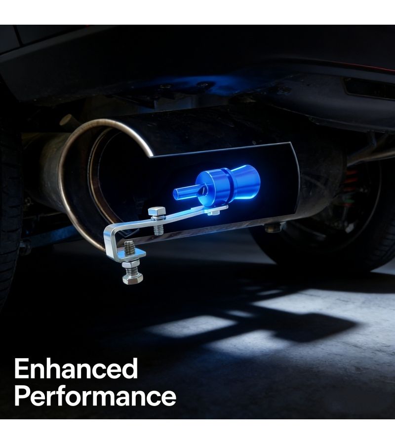 Multi Model Compatible Turbo Exhaust Whistle Heavy Duty Aluminum Alloy Loud Exhaust Tip Replacement Kit Model A114 With Secure Anti Detachment Mounting Bracket Enhances Engine Power Output And Exhaust Noise Performance Stylish Design - Image 4