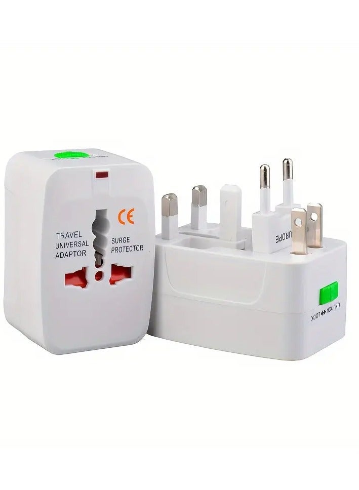 International Travel Power Adapter / 110v-250v / UK US EU KR JP AU NZ - Image 1
