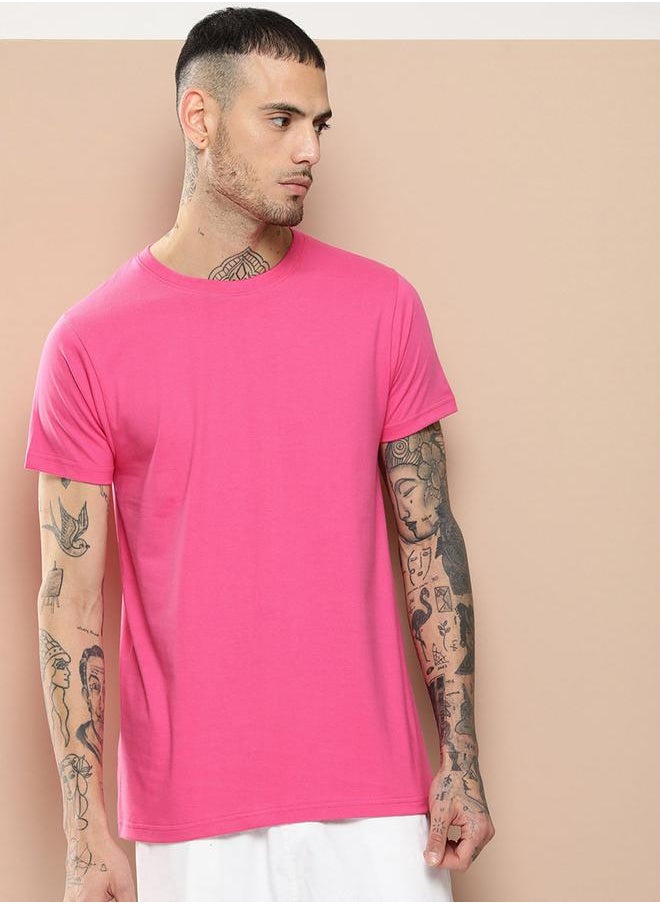 Difference of Opinion Plain Regular Fit T-Shirt by Styli  - Image 1