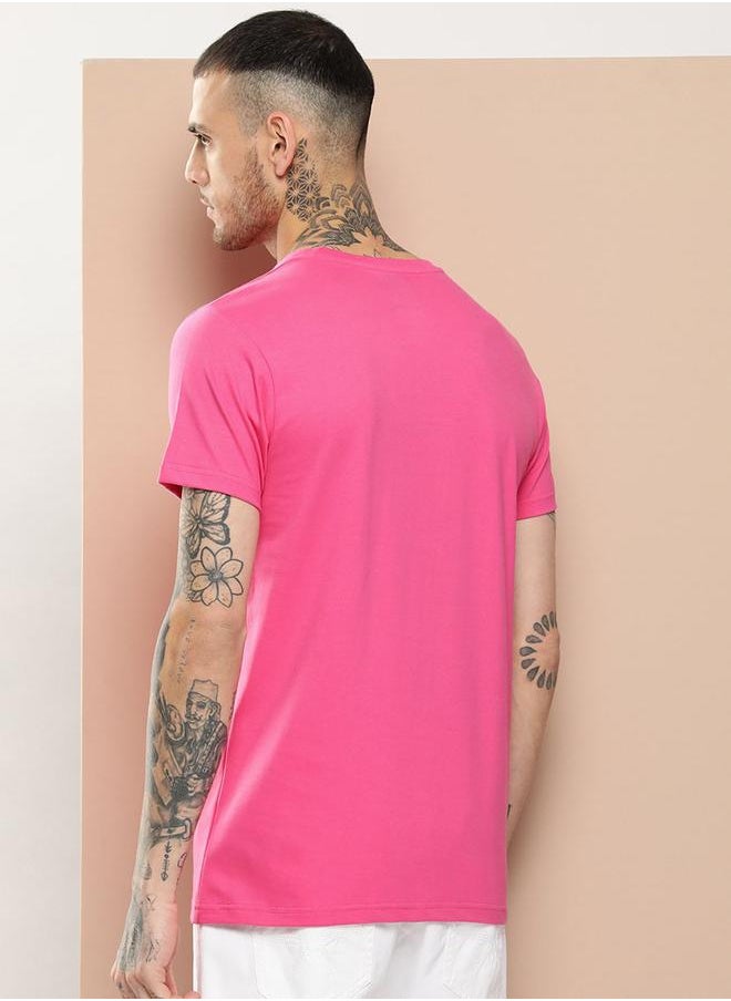 Difference of Opinion Plain Regular Fit T-Shirt by Styli  - Image 3