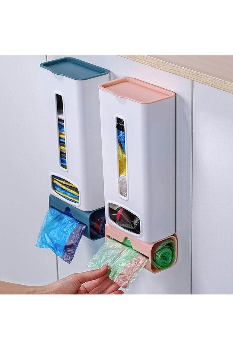 Multi-purpose bag holder and organizer for bathroom and kitchen bags and toilet paper - multi-color - Image 2