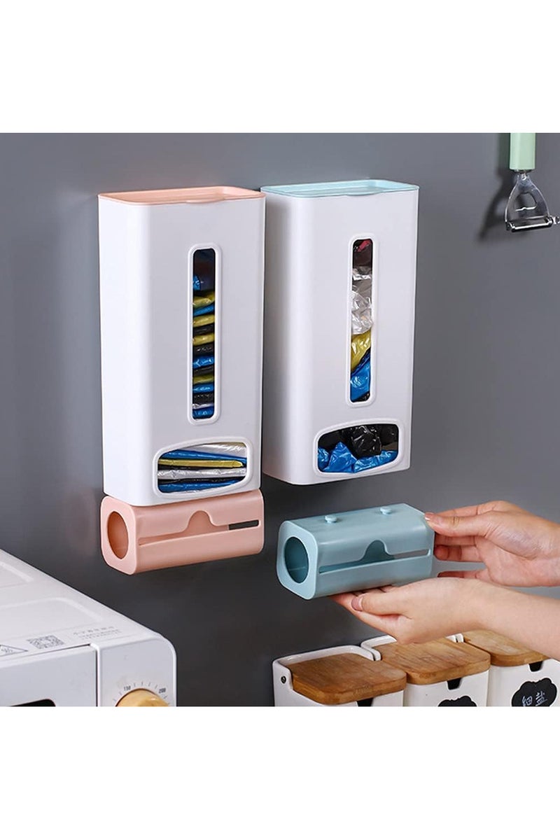 Multi-purpose bag holder and organizer for bathroom and kitchen bags and toilet paper - multi-color - Image 3