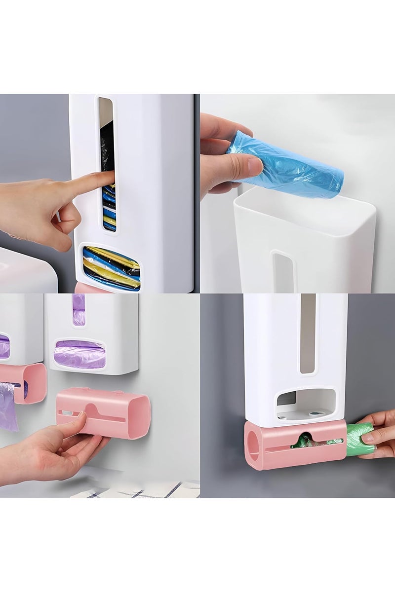 Multi-purpose bag holder and organizer for bathroom and kitchen bags and toilet paper - multi-color - Image 4