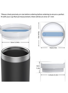 Reema 2 Pcs Replacement Tumbler Lid for Stanley 40 oz Cup, Dustproof Spill Proof Splash Resistant Tumbler Covers for Stanley and More Coffee Mugs  - Image 2
