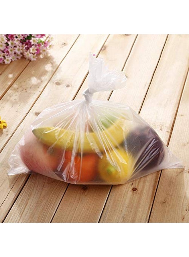 FungLam 12" X 16" Plastic Produce Bag on a Roll, Bread and Grocery Clear Bag, 350 Bags/Roll (2 Rolls) - Image 2