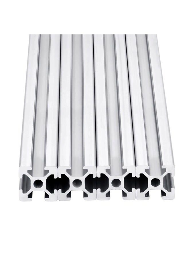 IXGNIJ 4pcs 500mm T Slot 2020 Aluminum Extrusion European Standard Anodized Linear Rail for 3D Printer Parts and CNC DIY Silver(19.7inch) - Image 1
