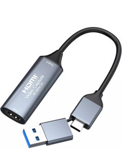 Generic 4K HDMI to USB 3.0 Type C Video Capture Card 1080P 60FPS Cam Link Capture Adapter Screen Record Device for Streaming, Gaming, Video Conference, Teaching, Live Broadcasting  - Image 1