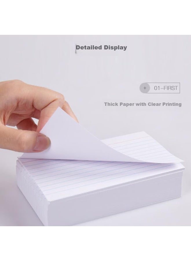 Kaisa White Horizontal Line Index Cards 210 Sheets Boxed Sticky Notes Message Cards Paper Bookmarks Index Tags Portable Word Learning Cards - Image 3