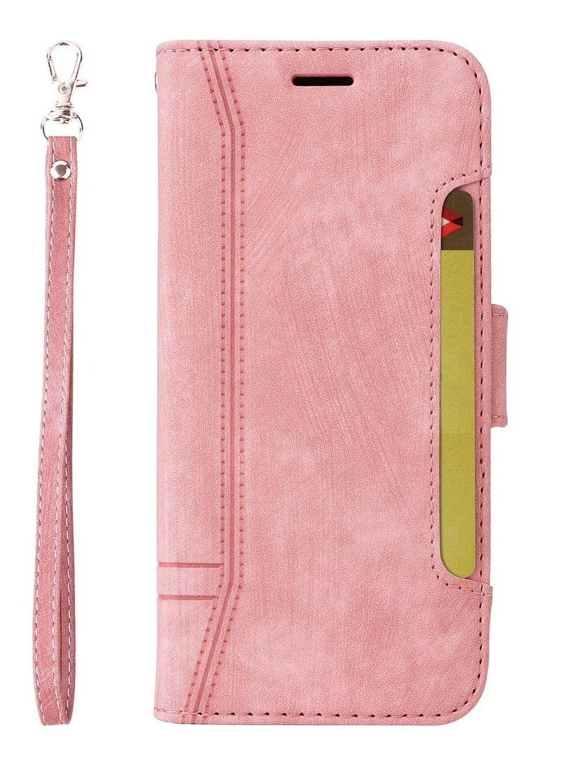 Suteni Flip Cover Card Slots Leather Phone Case for Samsung - Image 1