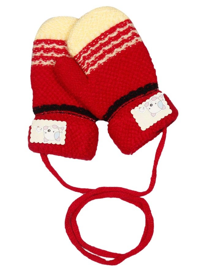 FabSeasons Acrylic Woolen Winter Gloves for New Born Baby Girls & Boys, fits for 0-1 years - Image 3