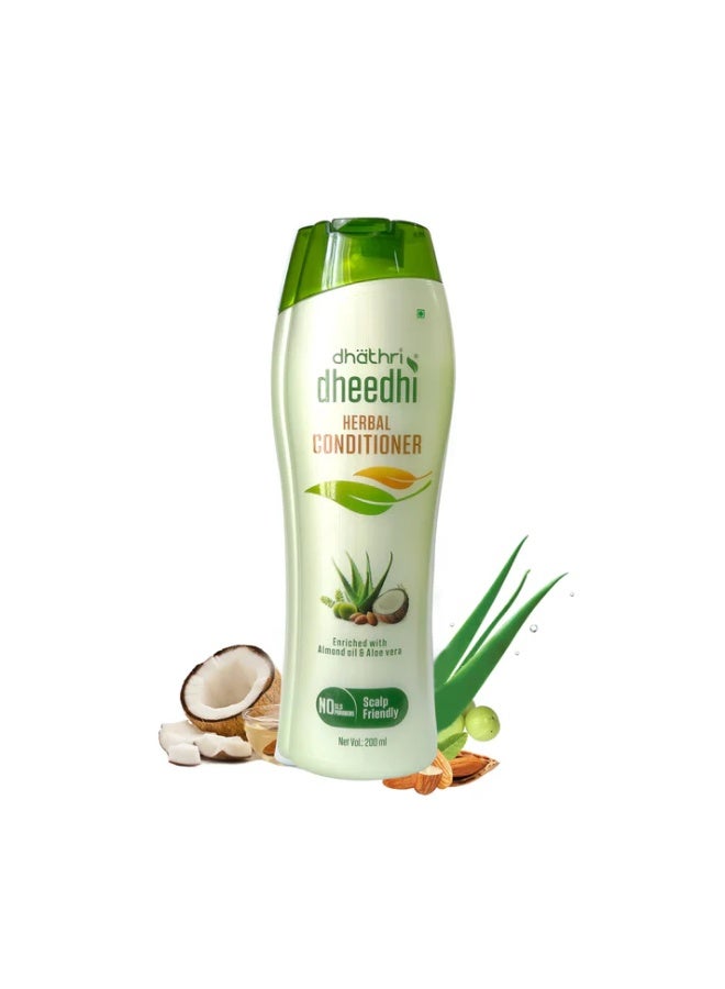 Dhathri Dheedhi Hair Conditioner For Dry Frizzy Hair - 200 ml - Image 1