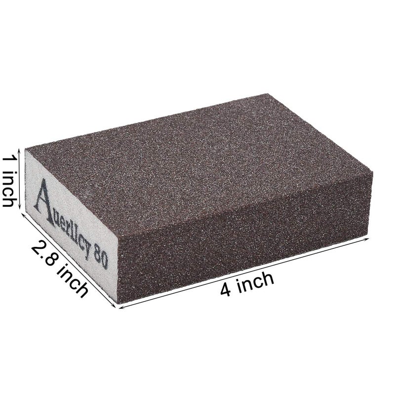 Auerllcy Sanding Sponge, Auerllcy Coarse/Medium/Fine/Superfine 4 Different Specifications Sanding Blocks Assortment,Washable and Reusable. - Image 4