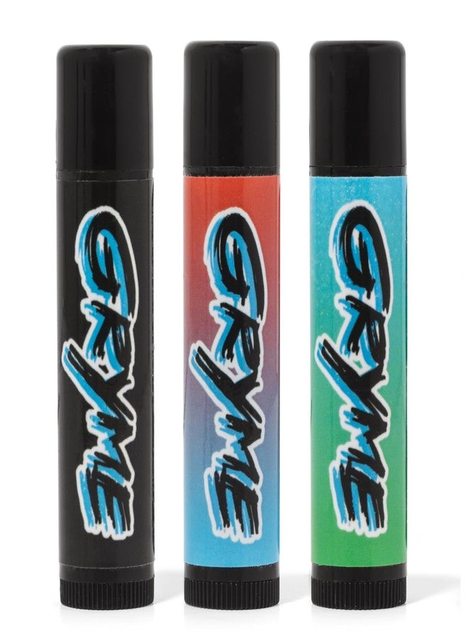 GRYME Lip Balm Set | 3-Pack | Ultra-Hydrating Lip Moisturizer | Natural with Shea Butter, Aloe & Vitamin E | For Kids, Teens, Women and Men - Image 1