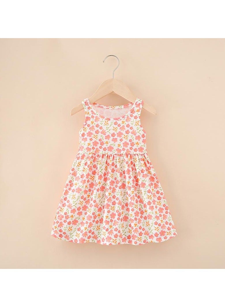 Loquat Summer Girls' Universal Printed A-line Dress 1PCS  - Image 1