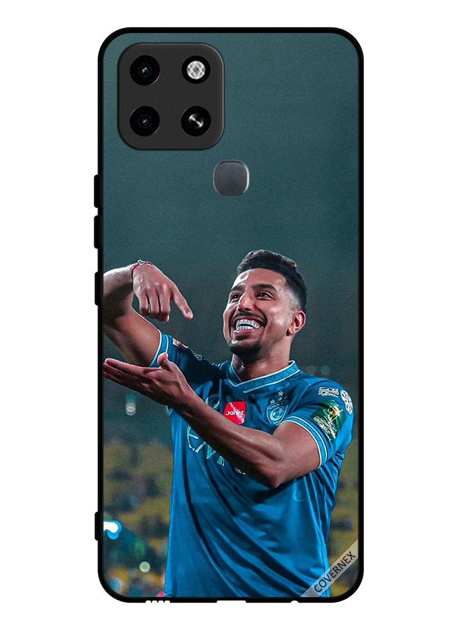 Covernex Protective Case Cover For Infinix Smart 6 Salem Al Dawsari Carrying Football - Image 1