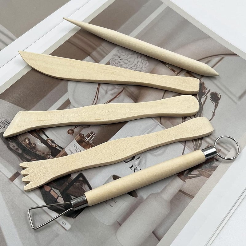 URBAN BOX 16 Pcs Clay Sculpting Tools findTop Pottery Clay Sculpting Tool Set for Sculpture Pottery Texturing Modeling Tools - Image 4