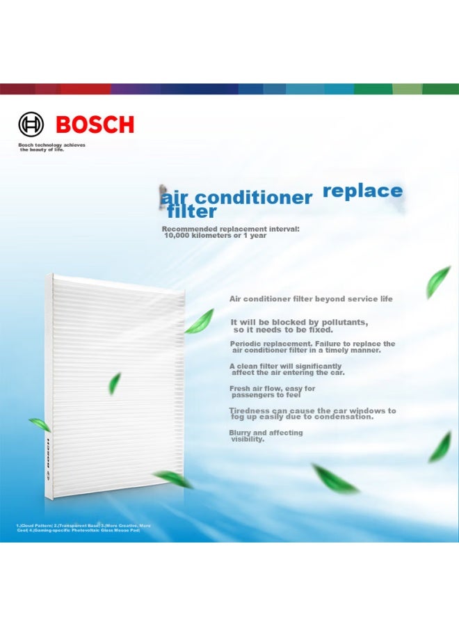 Bosch Single-effect Air Conditioning Filter, Car Air Conditioning Filter, 0986af4929, Compatible With Geely Borui Ge Mhev/phev - Image 3