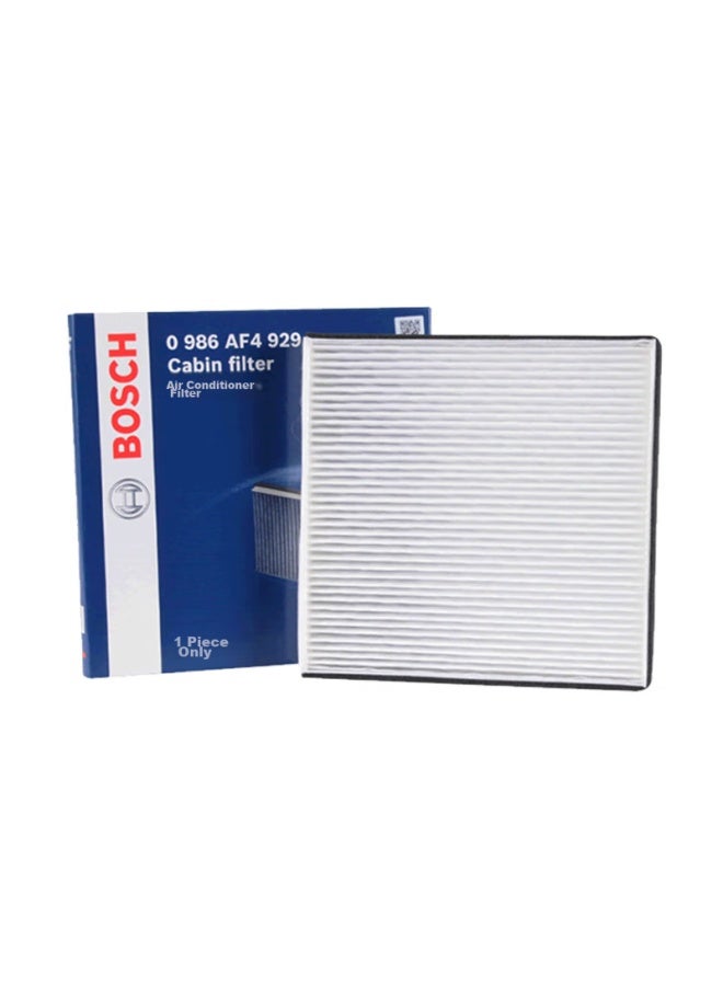 Bosch Single-effect Air Conditioning Filter, Car Air Conditioning Filter, 0986af4929, Compatible With Geely Borui Ge Mhev/phev - Image 1