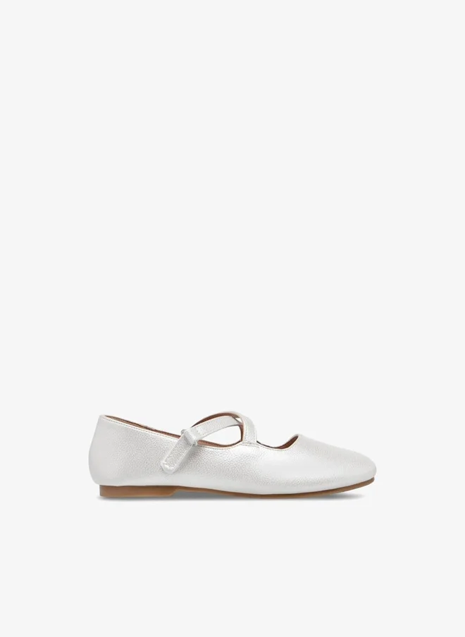 Girls Hook & Loop Ballerina Shoes