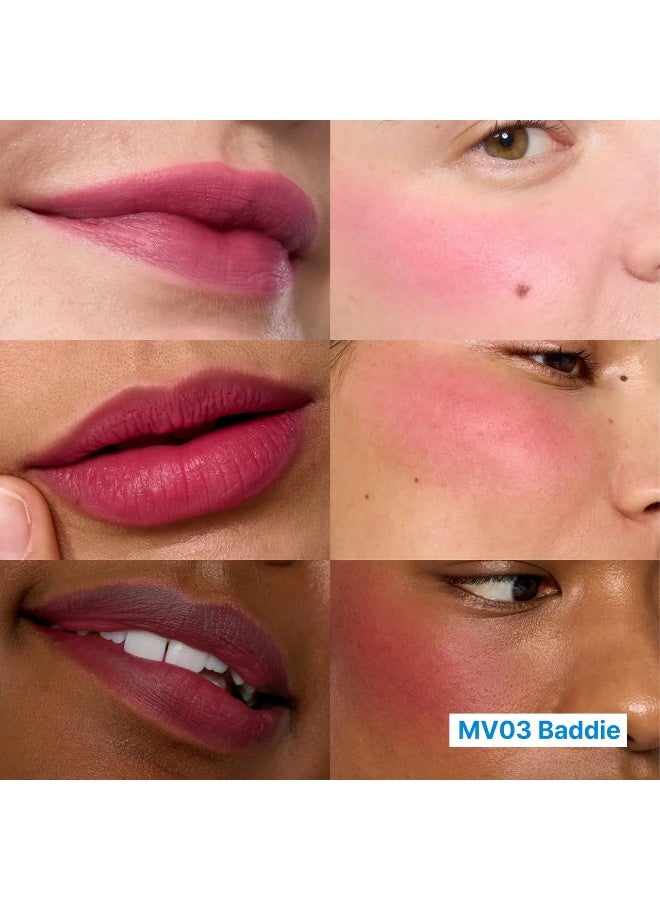 fwee Lip & Cheek Blurry Pudding Pot MV03 Baddie 5g - Image 2
