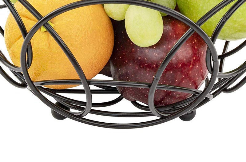 Shelzi Dining Table Fruit Vegetable Storage Basket Planter for Kitchen Living Room Bedroom Office Circle Designed - Image 4