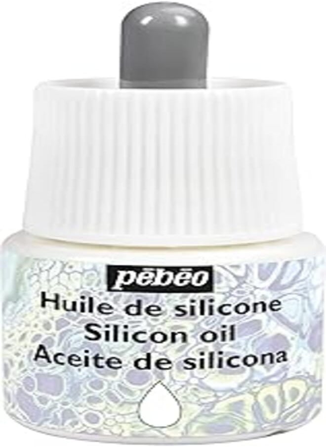 Pebeo Pebeo studio acrylics - silicone oil - pouring auxiliary for acrylic painting transparent, 1x bottle 45 ml, 524567 