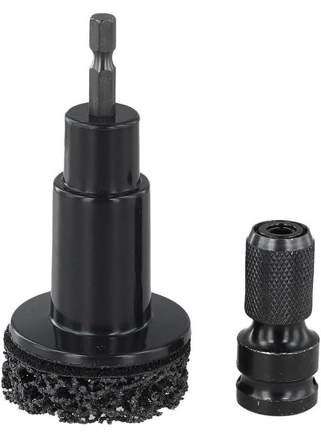 أداة إزالة الصدأ من عجلة المحور السوداء مع رأس طحن قرص الفرامل وموصل ذو استخدام مزدوج - Image 3