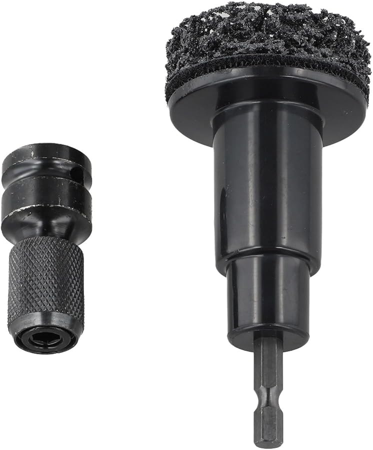 أداة إزالة الصدأ من عجلة المحور السوداء مع رأس طحن قرص الفرامل وموصل ذو استخدام مزدوج - Image 5