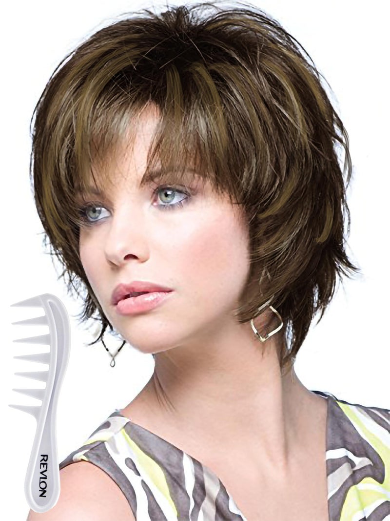 Noriko Sky Synthetic Wig by Rene of Paris and Wig Lift Comb  Almond RockaR  Bundle 2 Items