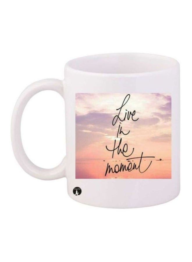 RKN English Phrases Printed Mug White/Orange/Black - Image 2