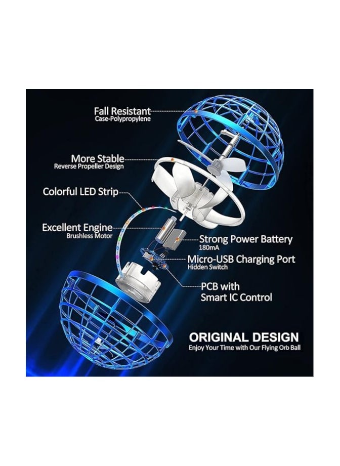General - 2024 Flying Orb Ball Toy,Cosmic Globe Boomerang Hover Ball Galactic Fidget Spinner, Hand Drone Orbit, Cool Toys Gift for 6 7 8 9 10+ Year Old Boys Girls Teens Outdoor Toys - Image 1