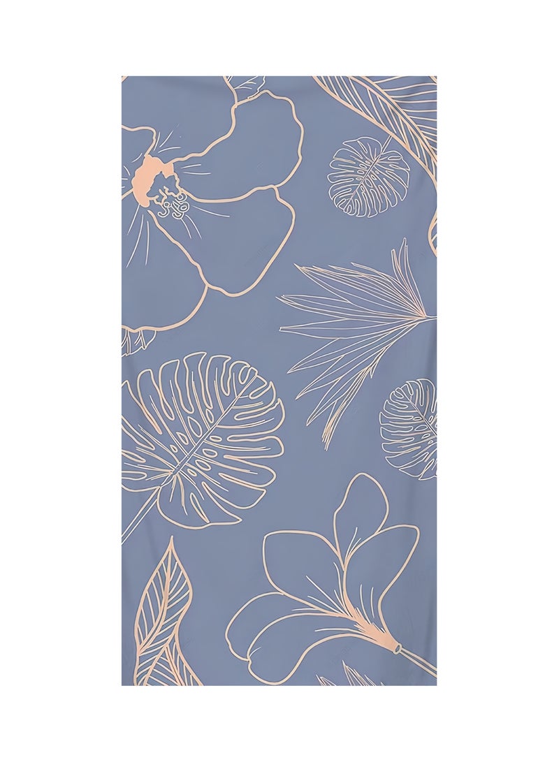 منشفة شاطئ مطبوعة، فائقة الامتصاص، منشفة سباحة، منشفة مقعد الشاطئ، منشفة حمام، مناسبة للأطفال والمراهقين والبالغين والسفر وصالة الألعاب الرياضية والتخييم وحمام السباحة واليوغا والأنشطة الخارجية والنزهات (70×150 سم/27.56×59.06 بوصة) - Image 1