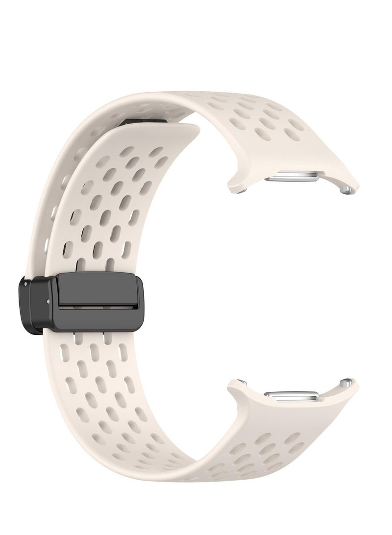 2024 Newest Upgraded Silicone Watch Bands Intended for Samsung Galaxy Watch 7 Ultra 47mm Smartwatch Breathable Sport Straps - Image 4