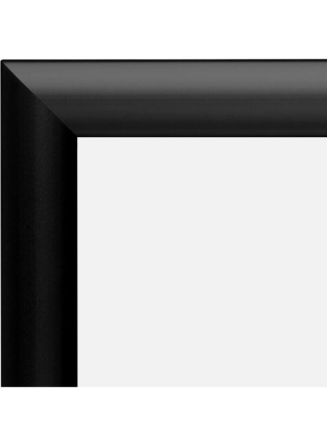 SnapeZo Black Certificate Frame 85x11 FrontLoading Aluminum 1 Inch Profile FrontLoading Snap Frame Wall Mounting - Image 4