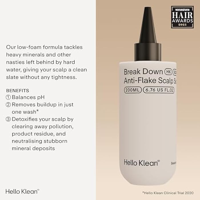 HELLO KLEAN Break Down Anti-Flake Scalp Soak - Breaks Down Product & Hard Water Mineral Build Up - Cleanse, Detoxify & Hydrate Your Scalp - Prevent Overproduction of Oil with Apple Cider Vinegar - Image 4