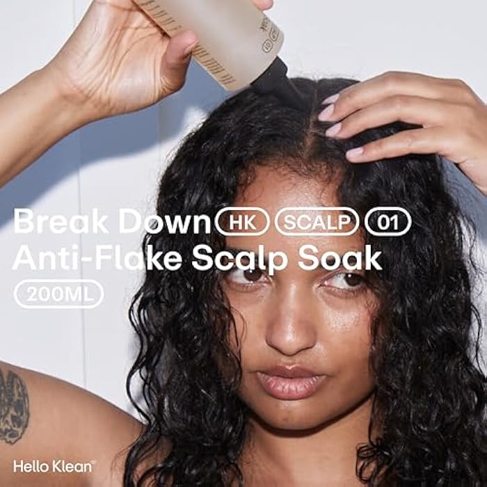 HELLO KLEAN Break Down Anti-Flake Scalp Soak - Breaks Down Product & Hard Water Mineral Build Up - Cleanse, Detoxify & Hydrate Your Scalp - Prevent Overproduction of Oil with Apple Cider Vinegar - Image 3