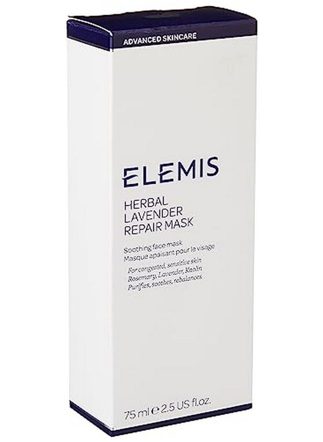 Elemis - ELEMIS Herbal Lavender Repair Mask; Soothing Clay Mask, 2.5 Fl Oz - Image 1