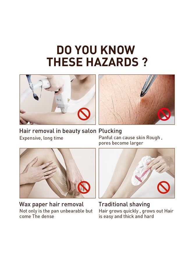 إيلهو إزالة الشعر للسيدة ، بخاخ إزالة الشعر غير المؤلم الإبط مزيل الشعر اللطيف منعش سريع إزالة الشعر رذاذ ، بخاخ إزالة الشعر بالمكونات الطبيعية للنساء 30 مل - Image 5