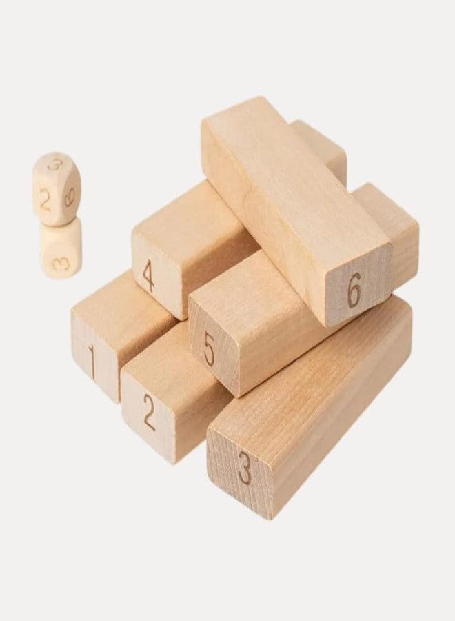 ANTALYA Tumble Tower Game Wooden Stacking Game Educational Indoor Family Board Game for Party and Fun (Multicolor) - Image 3