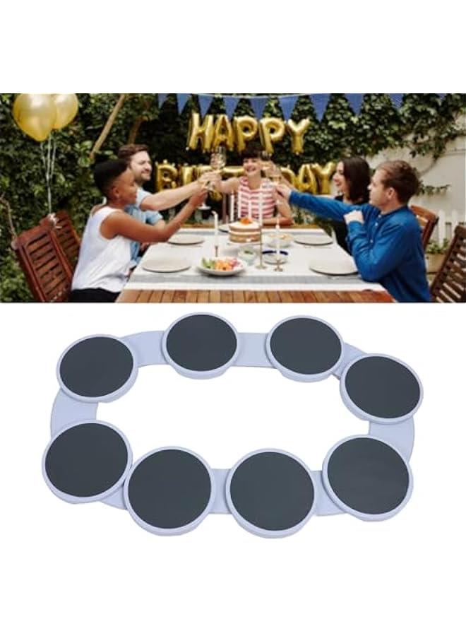 أنكوفو الجدول الدوارة صينية ، 360 درجة دليل الدوارة طاولة الطعام طاولة دوارة متعددة الوظائف طاولة دوارة الغذاء خدمة القطارات المحمولة الدوارة تخزين الأغذية صينية ، مناسبة لأنّ مطبخ ومطعم الأطراف - Image 5