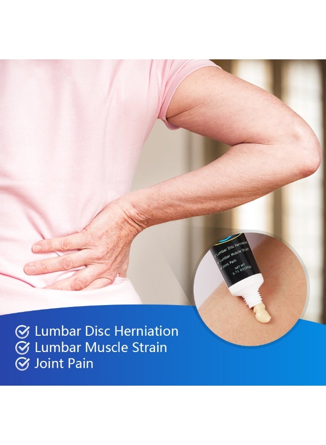 Sumifun 2-Pack lumbar pain relief cream, Lumbar Muscle Strain Ointment, External Muscle Joint Care Ointment, 20g*2 - Image 2