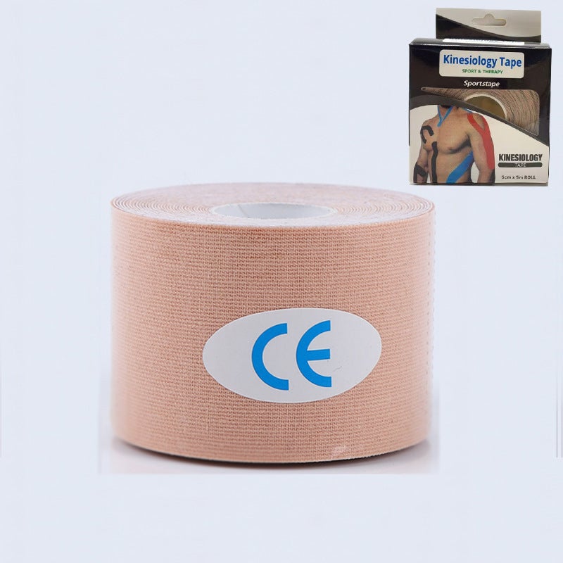 Generic Muscle Stickers Special Strap Bandage Achilles Tendon Muscle Sticker Self-adhesive Tape Muscle Internal Effect Sticker Basketball Badminton Beige