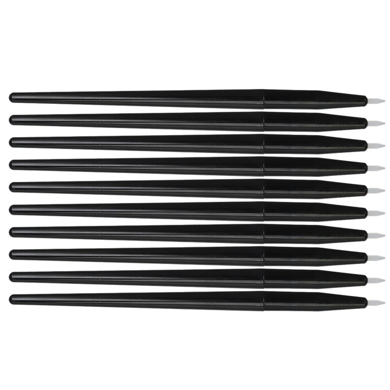 10pcs Eyeliner Brush Soft Easy to Clean Silicone Eyeliner Brush Portable Eyeshadow Eyebrow Brush Professional Eye Makeup Tools - Image 3