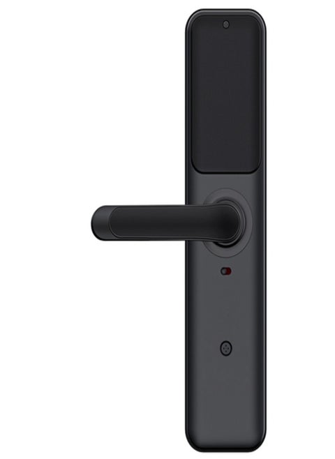 AREB SMART LOCK WIFI BLACK 85 * 50 – 5 Unlocking Methods Fingerprint PIN Code App Control Key Card Emergency Key Auto Lock Anti Theft Security for Home Office