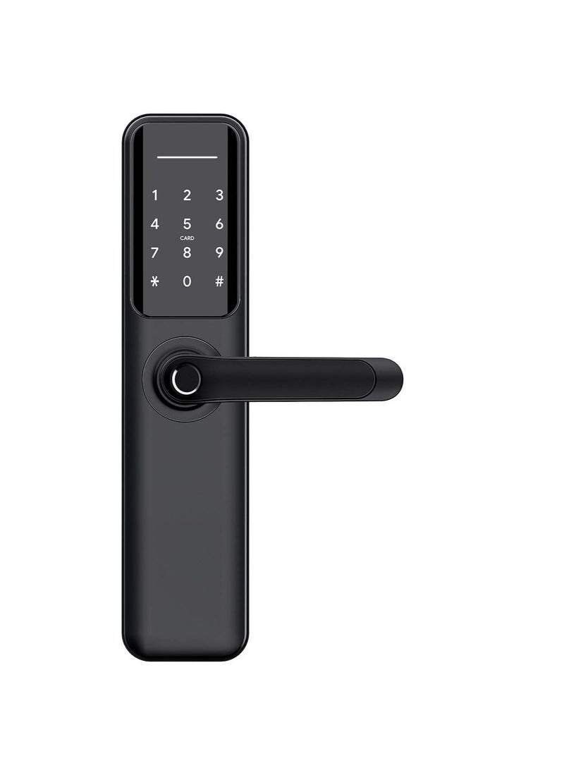 areb Areb SMART LOCK WIFI BLACK 85 * 50 – 5 Unlocking Methods, Fingerprint, PIN Code, App Control, Key Card, Emergency Key, Auto-Lock, Anti-Theft Security for Home & Office  - Image 3