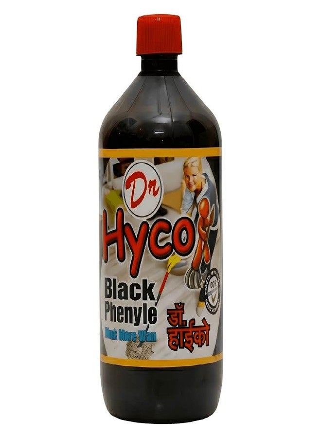 HYCO Black Phenyl Liquid 1 L | Finail/Finale Liquid Floor & Surface Cleaner | Disinfectant for Home, Office & Washroom | Removes Dirt, Grease, Germs, Flies & Mosquitoes - Image 1
