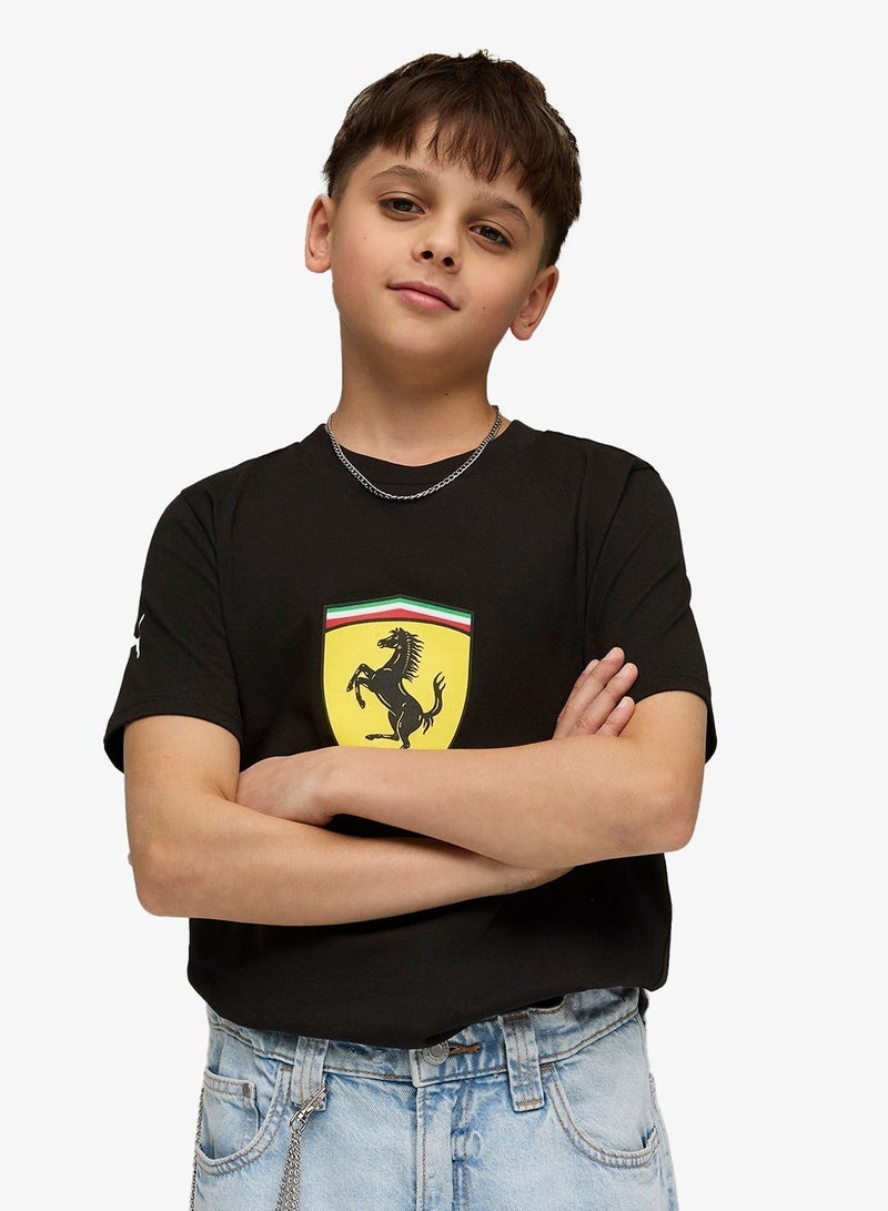 PUMA Youth Ferrari Colored Shield T-Shirt - Image 1
