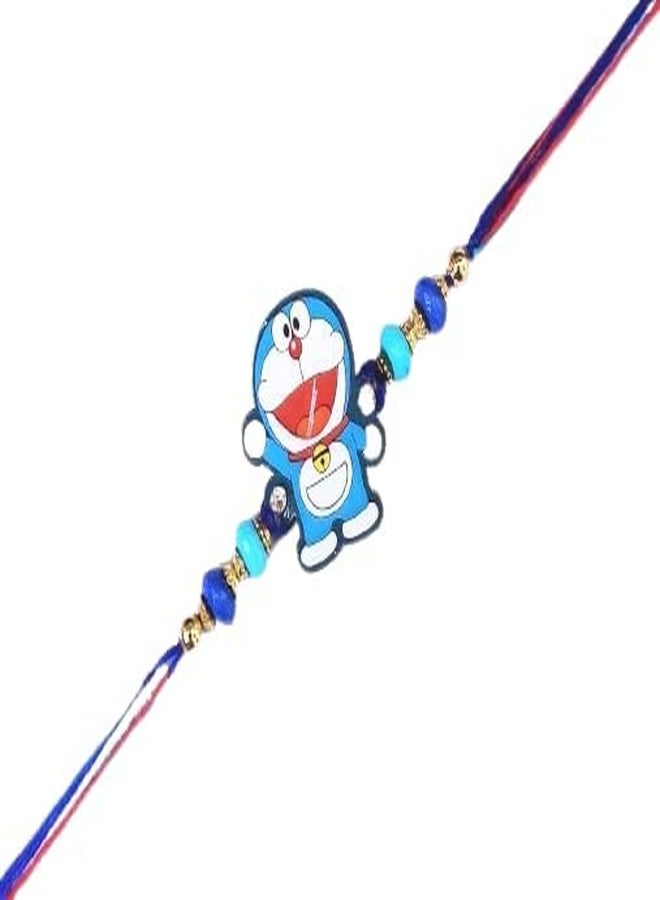 VR Creatives doremon Cartoon Kids Rakhi For Little Brother And Boys Raksha Bandhan With Tilak Set