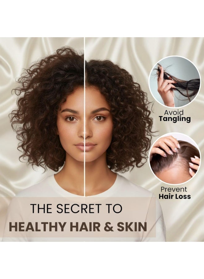 ELAUR Satin Pillowcase for Hair and Skin, Super Soft and Cooling Similar to Silk Pillow Cases 2 Pack with Envelope Closure, Gift for Women Men(20"x26" Standard Size) (Navy Blue) - Image 2