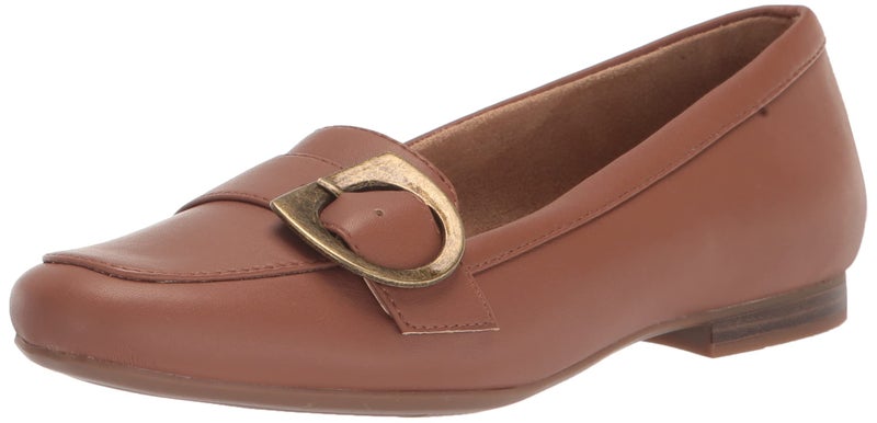Naturalizer Womens KaydenMoc Loafer English Tea Smooth Brown 11 M